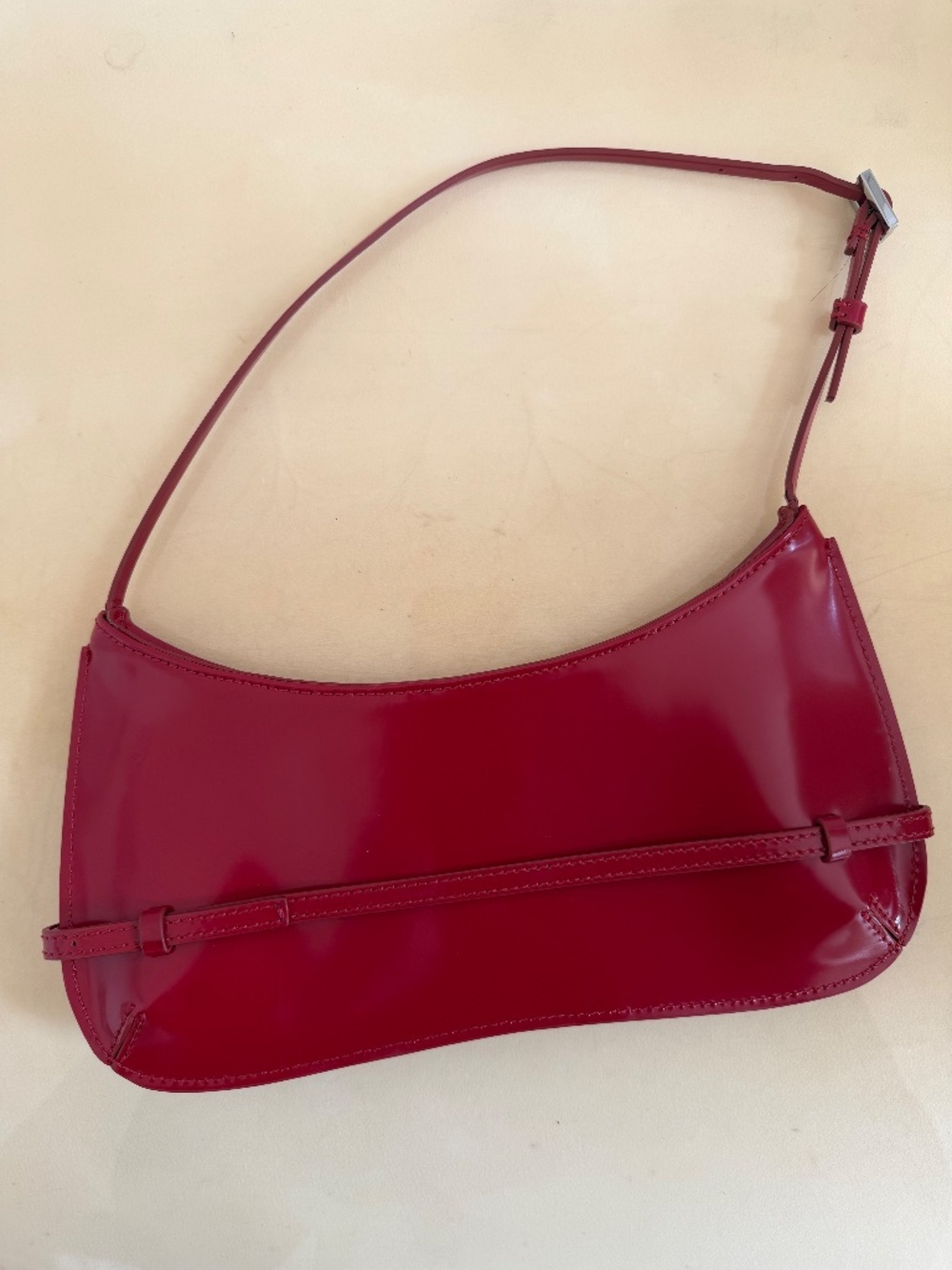 Jacquemus Red Patent Leather Shoulder Bag - Picture 2 of 6